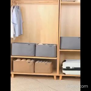 Big Size Clothes and Quilt Storage Basket (3 PCS)