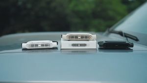 Air Cooling Fan 3 Speeds Adjustable Car Seat Cooling Fan USB Powered Rear Seat Ventilator for Front Rear Seat Passenger