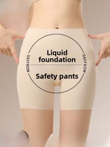 miiow | Catwoman Seamless Safety Shorts Women High Waist Bottoms Tightening Tummy Control Summer Three-quarter Length Nylon Spandex