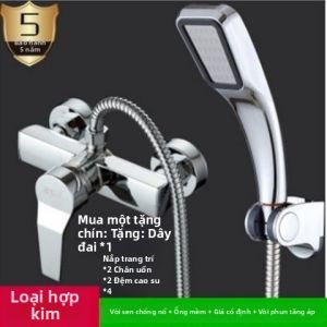 Bộ Vòi Hoa Sen Nóng Lạnh Toàn Đồng