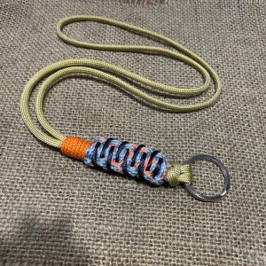 Lanyard Gantungan Kunci Motor Paracord Model Kalung Rainbow Series