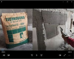 Adhesive to install tileshollow and AAC Blocks Bricks and Precast unit TECHNOBOND SuperBond 163 25kg