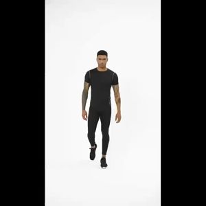 Compression Shirt Gym Shirt Men Gym Fitness Sports Running Training Yoga Cycling Elastic Quick Dry