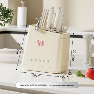 MONLEYTA | Wall-Mounted Kitchen Fork Spoon Drainer Chopsticks Storage Box High-End Plastic Organizer Rack For Home Use