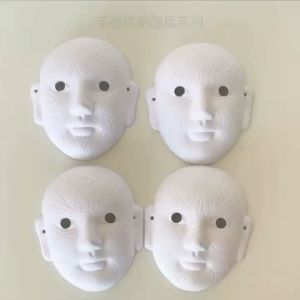 หน้ากากจีนหน้ากากงิ้วปักกิ่งหน้ากากระบายสีหน้ากากงิ้วหน้ากากอุปรากรจีนหน้ากากDIY หน้ากากเปล่า กระบวนการ Peking Opera ผ้าด้วย KY กระบวนการ