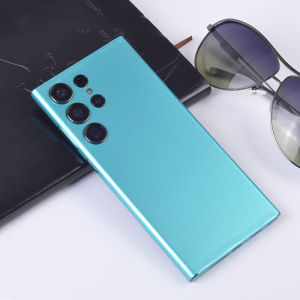 ฟิล์มเคลือบผิวน้ำแข็งหลากสีสติกเกอร์ติดหลังโทรศัพท์สำหรับ Samsung Galaxy S25 Ultra S24 S23พิเศษ S22อัลตร้าฟิล์มอุปกรณ์ป้องกันฝาครอบเลนส์กล้องถ่ายรูป