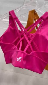 Bộ đồ tập gym yoga aerobic thể thao nữ bao gồm áo bra kèm mút và quần dài chất liệu thun lạnh LULU BINSPORTS BD268