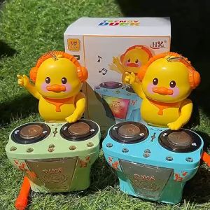 Đồ Chơi Vịt Vàng DJ Phát Nhạc Đèn Sáng Đáng Yêu Cho Bé Đồ Chơi Trung Thu Vịt Chuyển Động