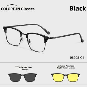 Colore.in | Magnetic Polarized Anti-Blue Light Prescription Lens Inserts for Men