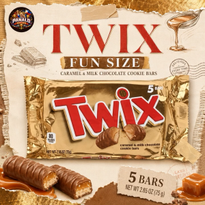 Twix Fun Size Cookie Bars 1 Pack 75g | USA Imported Caramel Milk Chocolate