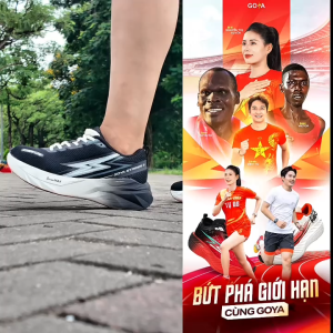 [TẶNG DÉP FLIP] Giày thể thao chạy bộ nam nữ Goya Strides 3 năm 2025 - Êm ái thiết kế năng động mạnh mẽ