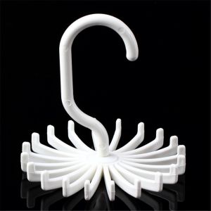 360 Multi Functional Rotating Clothes Space Saving DIY Hanger Scarves Belts Bras Closet Hanging Organizer Home Accessories