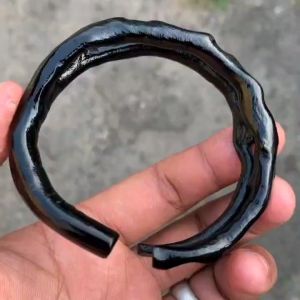 Gelang Akar Bahar Hitam Bercabang Model C Size Kantoran