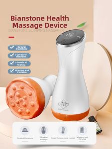 SHUYIKANG | Công Cụ Guasha Điện Massage Chườm Nóng Chải Kinh Mạch Thư Giãn Vai Và Cổ