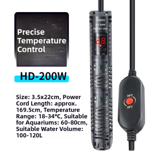 SOBO | Smart Temperature Control Digital Display Aquarium Heater