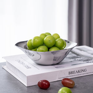 Nordic Luxury Food Grade 18/10 Stainless Steel Fruit Bowl Small Bowl Dessert Snack Salad Bowl Creative Gift