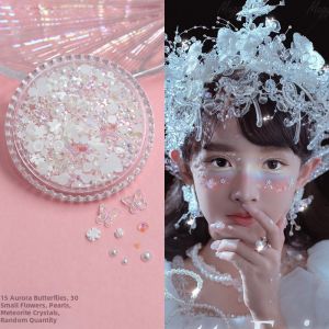 CHUBEISHI | Sparkling Butterfly Face Stickers for Stage Makeup
