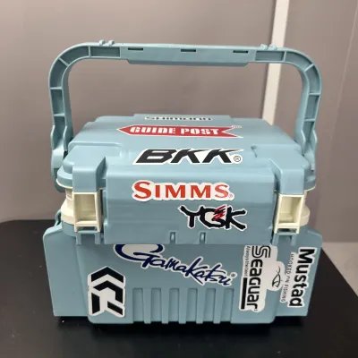 Multi-Functional Double Layer Fishing Box with Seat And Accessories Storage Sea Fishing Gear Hard Style Fishing Gear Storage Box