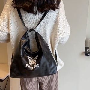 Ready/COD Tas Bahu Butterfly Tas Bahu Wanita Ransel Wanita Kapasitas Besar Tas Wanita Kapasitas Besar