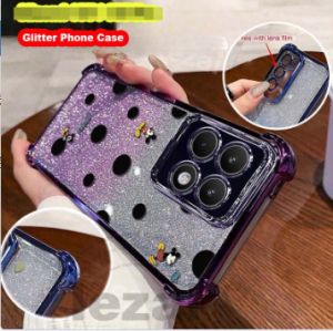Casing For Xiaomi 15 T Pro 15T Xiaomi15T Pro 15TPro 15T Transparent Case Soft Shining Shockproof Glitter Back Cover