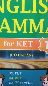 Sách - combo 2c English grammar for ket tập 1 và 2 ( có đáp án)