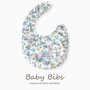 Korean Same Style Baby Bib Baby Bibs Bib Boys and Girls Pure Cotton Gauze Waterproof Milk Spilt Newborn