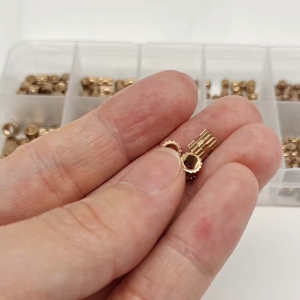 【LOCAL STOCK】220pcs M2-M6 Embedment Knurled Nut Brass Thread Insert Nut