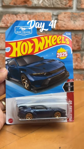 Hot Wheels Ford Mustang GTD 2025 Xanh Mustang 60th 1/5 - Mô Hình Xe 1:64 Mattel 34/250