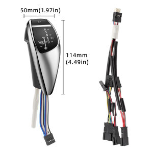 RYSJM | LED Gear Shift Knob Shifter Lever For BMW 1 3 5 6 7 x1 x3 x5 z4 E81 E82 E87 E88 89 E46 E90 ABS Material Easy Tool Installation