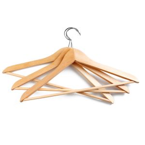 Hanger Kayu Palang Dewasa 3 Pcs Display Gantungan Baju Pakaian Nafisa KPD-LK