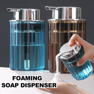 Refillable Foaming Soap Dispenser Press-type Hand Soap Lotion Foam Maker Bottle Bathroom Liquid Soap Mousse Clear Soap Bottle