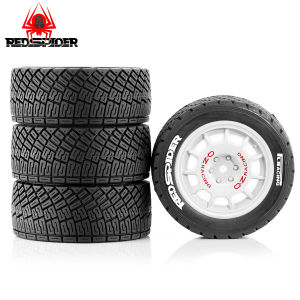 4 Cái Lốp Xe Buggy RC Rally Off-Road RED SPIDER 1/10 Mâm 12mm Hex Dành Cho Xe ARRMA Traxxas Redcat Team Losi Kyosho HPI WR8 HSP