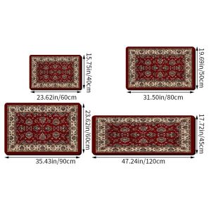 VIKAMA Bohemian Style Welcome Mat Festive Decor Indoor Outdoor Doormat Home Kitchen Mat Soft Absorbent Home Decorative Rug