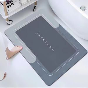 Super Absorbent Bathroom Anti-slip Mat Diatomaceous Earth Bathroom Mat Bathtub Mat Door Mat Shower Mat Easy To Clean Home