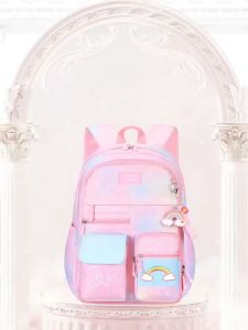 QFDI 🌼【Miễn Phí Vận Chuyển】🌼cặp học sinh chống gù balo cho bé gái mbalo đi học mẫu giáo balo trẻ em balo cho bé gái mầm non túi cho bé gái trẻ em ba lô cặp học sinh Dễ thương Gradient nhẹ và công suất lớn trẻ em ba lô balo nữ đi hoc balo nữ đi học cấp