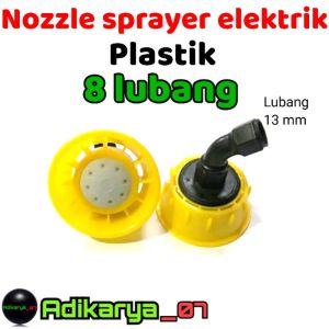 Nozzle spuyer plastik spuyer kabut spuyer semprotan hama spuyer semprotan hama lubang 8 PLASTIK BENGKOK