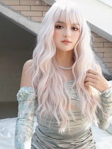 [TẶNG LƯỚI] Tóc giả nữ nguyên đầu xoăn đũa Hàn Quốc - TG28