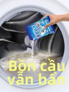 Bột Vệ Sinh Khử Trùng và Loại Bỏ Cặn cho Máy Giặt Dùng tại Nhà