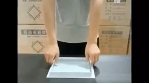 Ceiling ceiling manhole pipe wall new aluminum alloy manhole new style tray type lock type press magnetic type