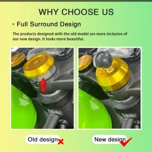 For KAWASAKI ZX-4R ZX-4RR ZX4R ZX4RR 2023 Motorcycle Navigation Mobile Phone Bracket Front Fork Upper Top Triple Clamp Screw Cap