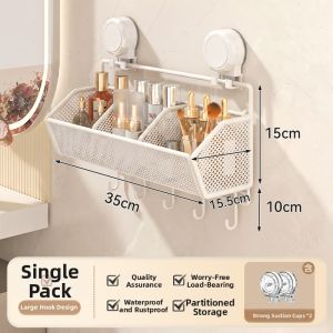 Wall-mounted Multi-function Bath Organizer