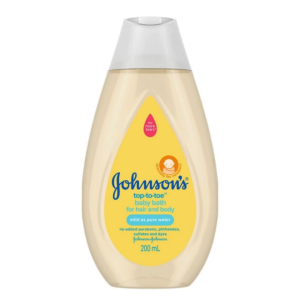 Johnsons Top-to-Toe Baby Bath 200ml: Gentle Baby Wash & Infant Skin Cleanser