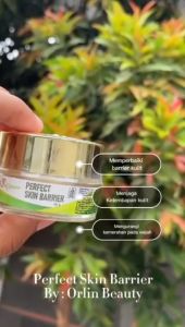 Cream Skin Barrier Perfect Orlin Beauty 10 Gram Skincare Krim Menjaga Memperbaiki Kulit Bpom