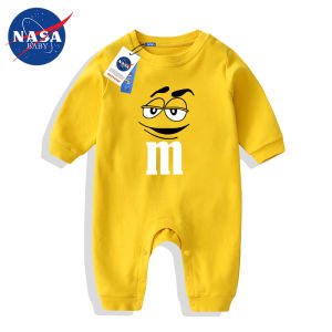 NASA Joint Name Sesame Street Newborn Baby Jumpsuit Romper Spring & Fall Long Sleeves Pure Cotton 0-3-6-9 Months