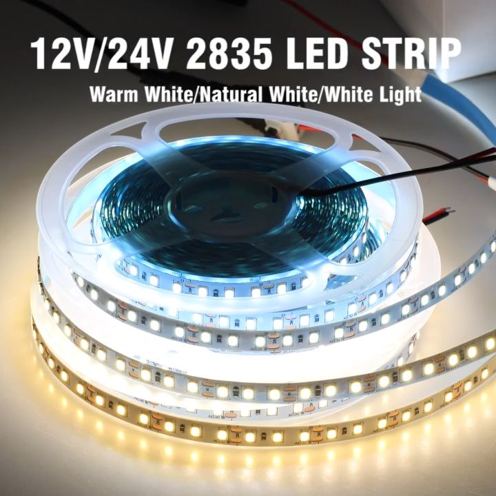 DC12V 24V 2835 LED Strip Light 20M 10M 5M 120led m LED Lights High Brightness Led flexible Light Strip White Warm Natural light Lazada