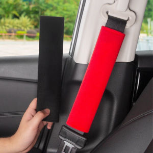 2pcs flannel Chất liệu đai an toàn xe hơi bảo vệ vai cho Hyundai iX25 iX35 Elantra giọng Lafesta Santa Fe