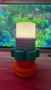 Colorful Dopamine Table Lamp with Diffused Light for Home Decor