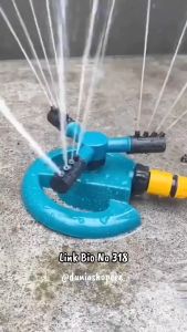 Pengiriman Cepat COD TaffHOME Penyiram Tanaman Otomatis Putar 360 Derajat 3 Sprinkler Spray / PENYIRAM tanaman otomatis mini rata nyaman di gunakan serbaguna di taman lapangan kebun