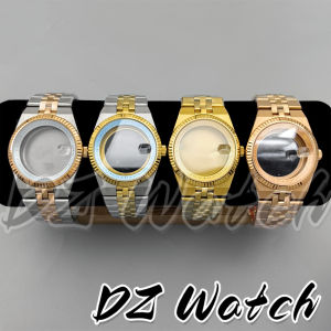 DZ 36MM 40MM Mens High Quality Two Tone Gold/Rose Gold Land-Dweller Watch Case Steel Bracelet For NH35 NH36 Movement Waterproof