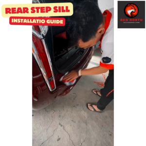HONDA CITY 2021-2024 (JK-90) Rear Step Sill/Rear Bumper Guard car accessories honda car accessories city car accessories honda city car accessories honda city rear step sill honda rear step sill city rear step sill